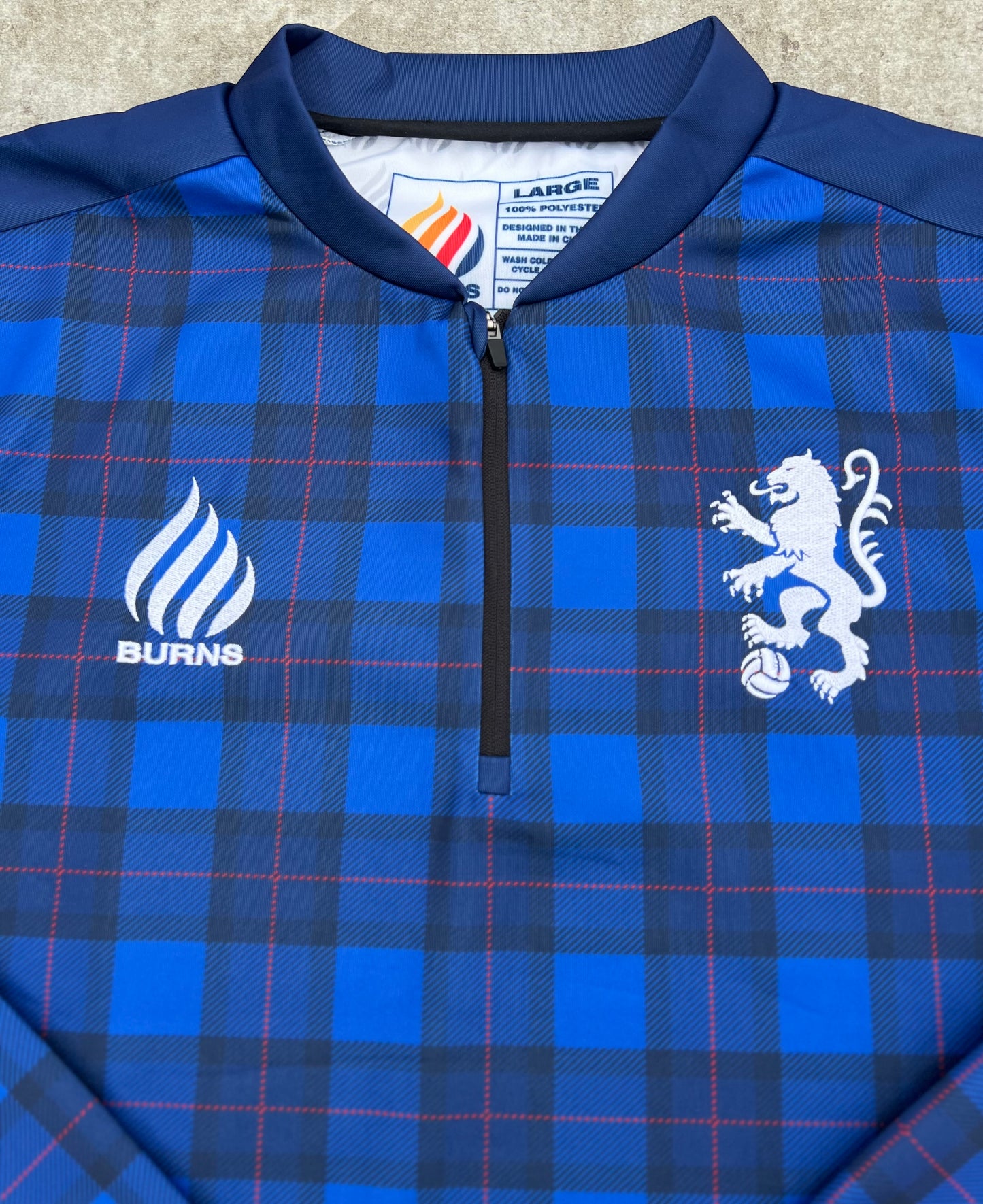 The Ready Tartan Quarter Zip
