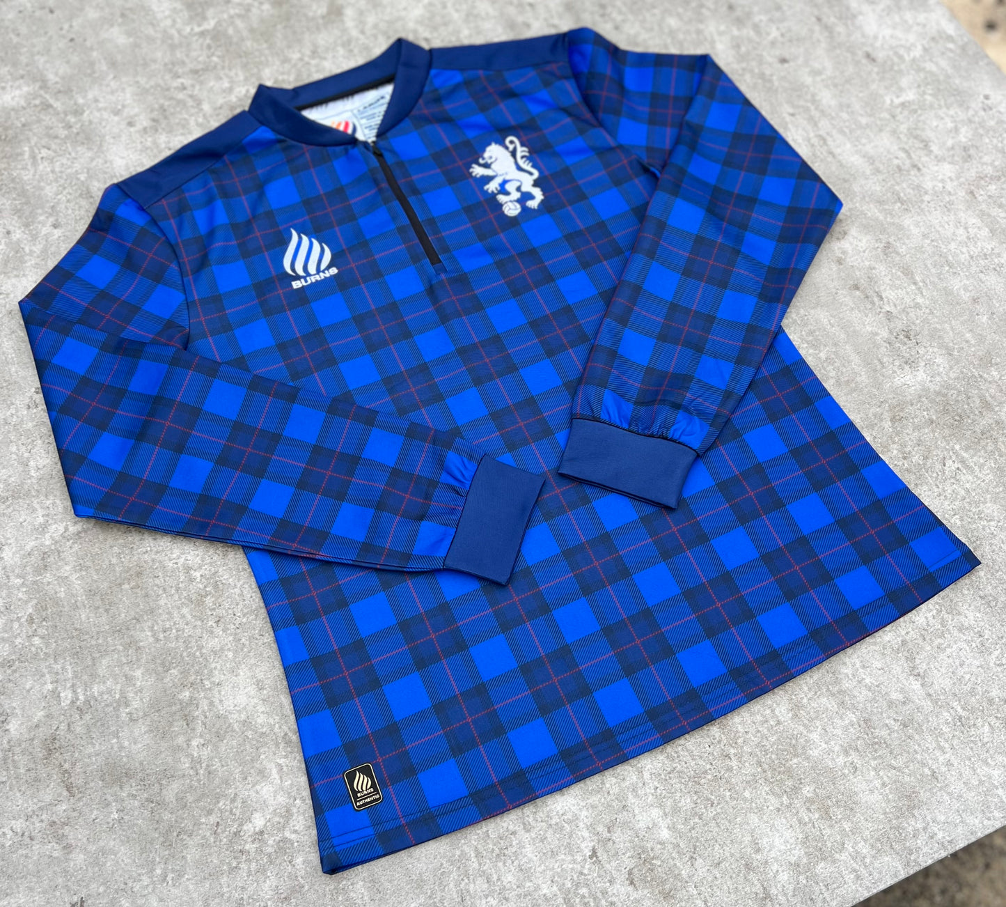 The Ready Tartan Quarter Zip