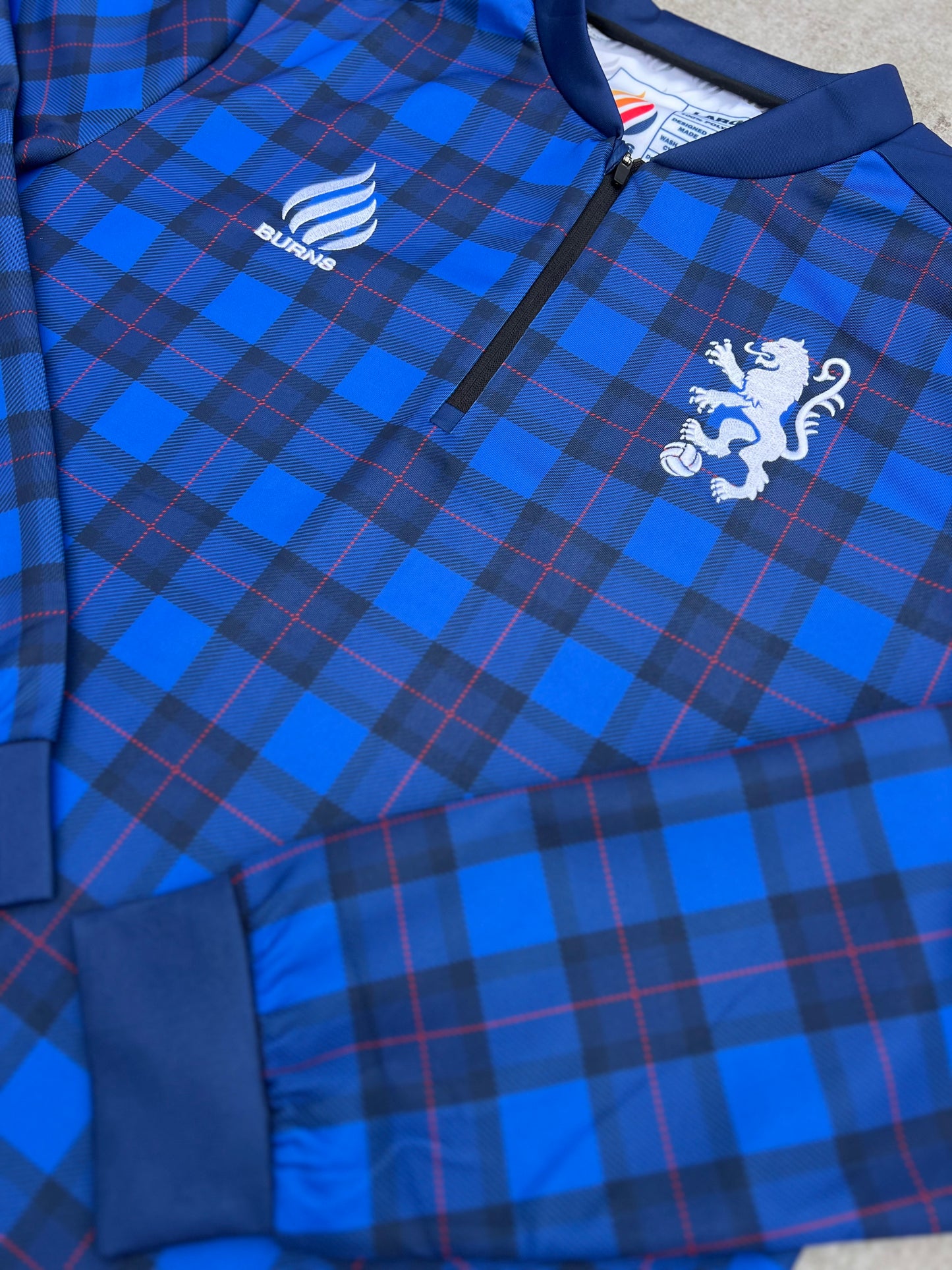 The Ready Tartan Quarter Zip