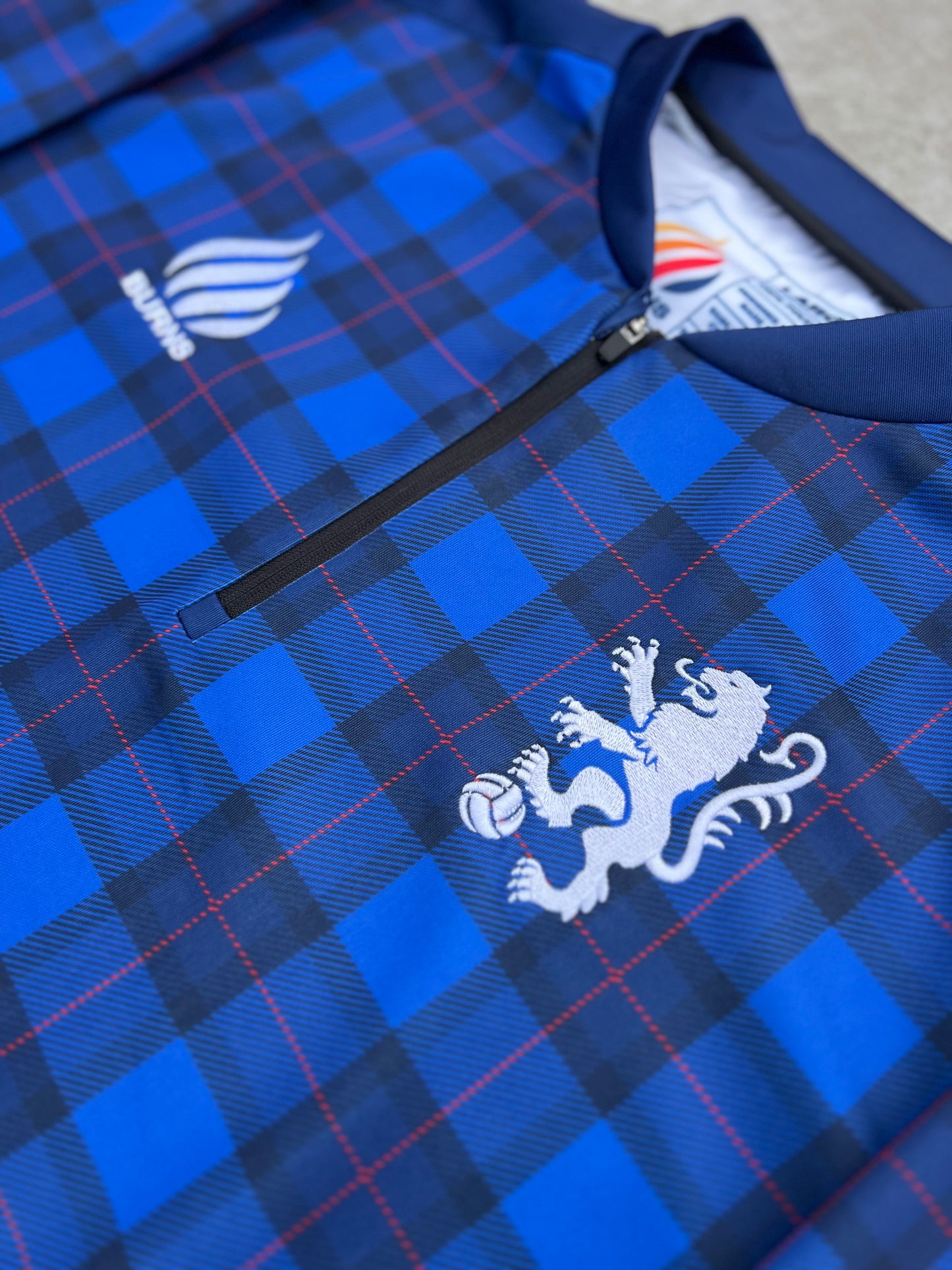The Ready Tartan Quarter Zip