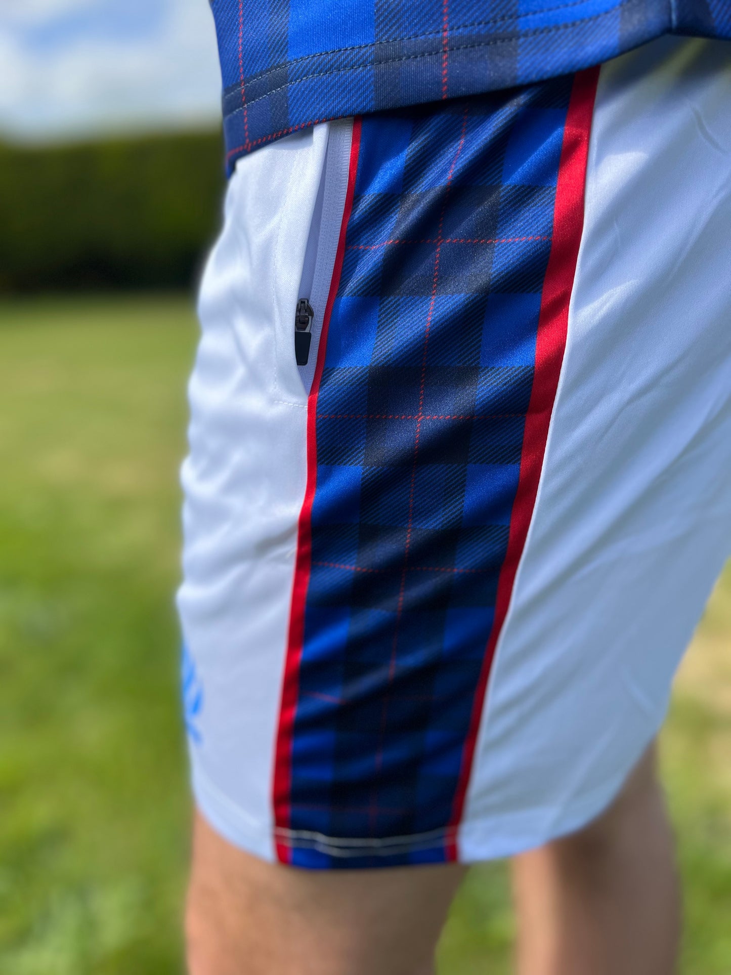 Ready Tartan Zipped Shorts