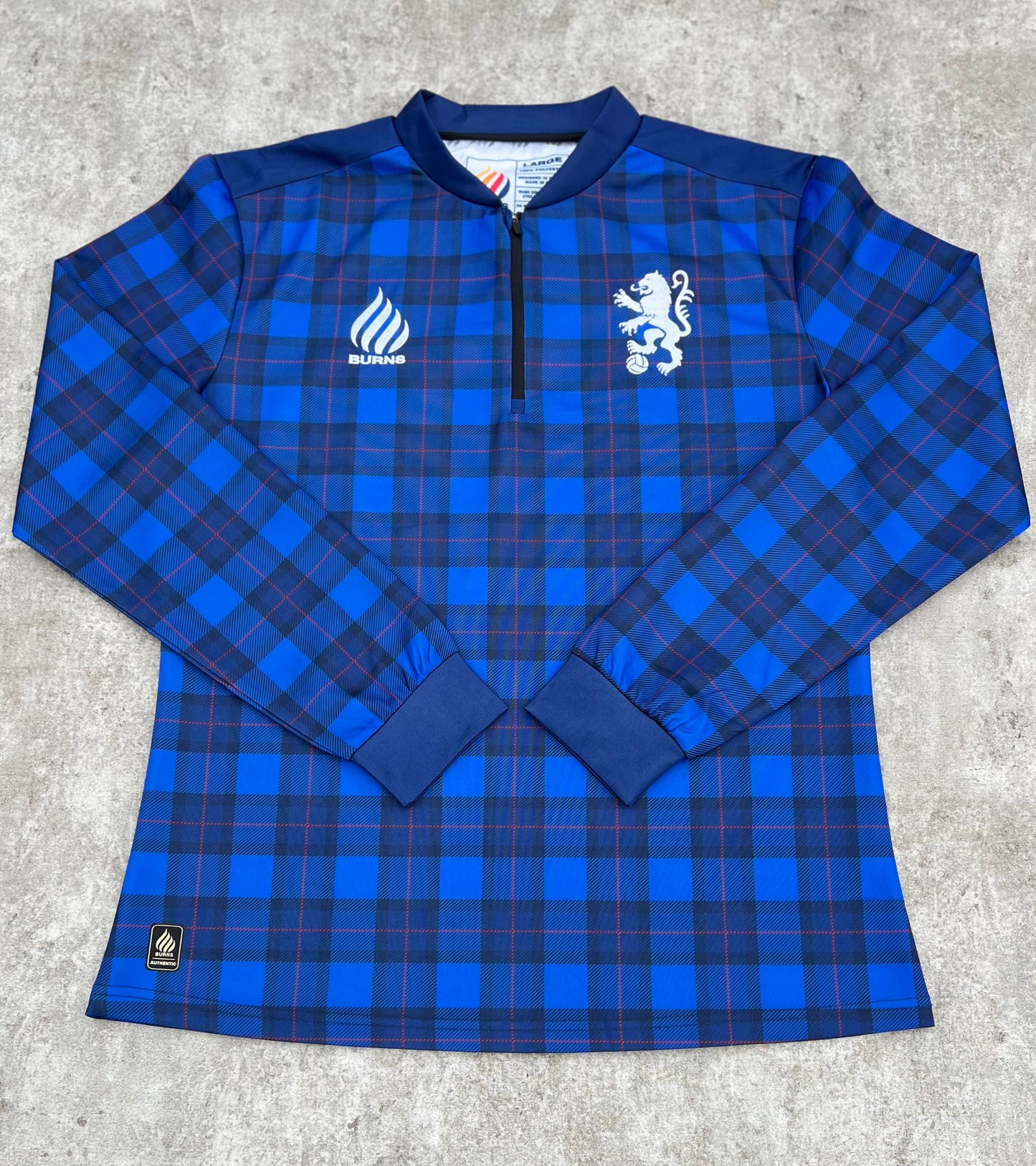 The Ready Tartan Quarter Zip