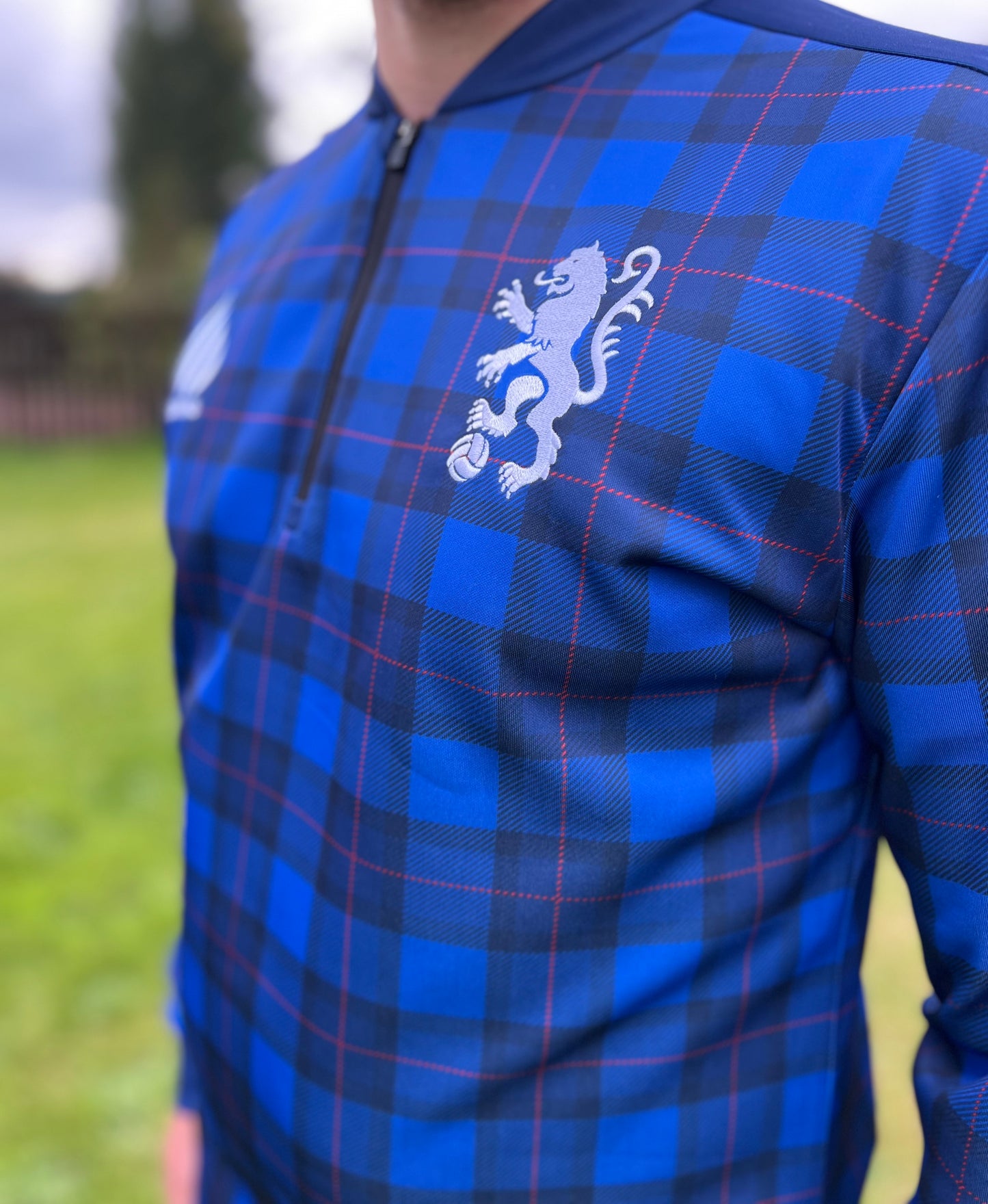 The Ready Tartan Quarter Zip